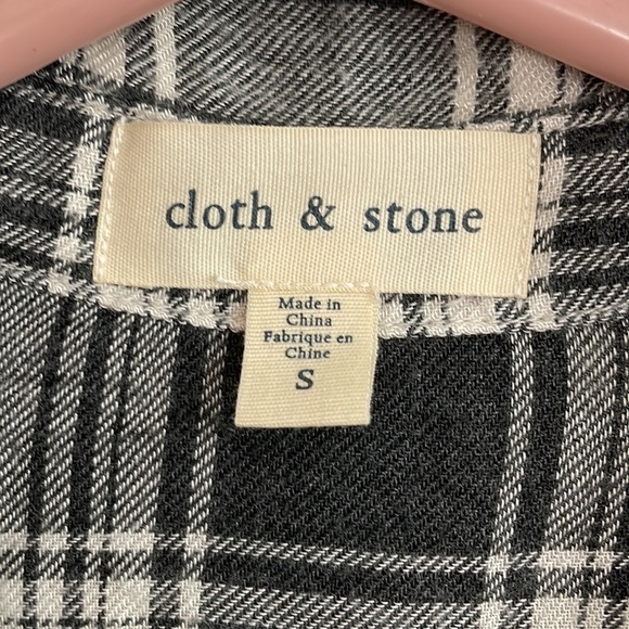 CLOTH & STONE PLAID ROMPER - Picture 4 of 7